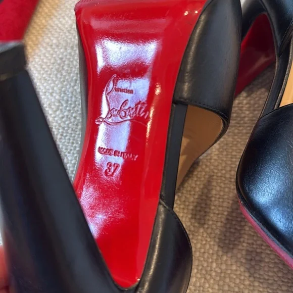 Christian Louboutin D’Orsay booties size 37 - Picture 8 of 10